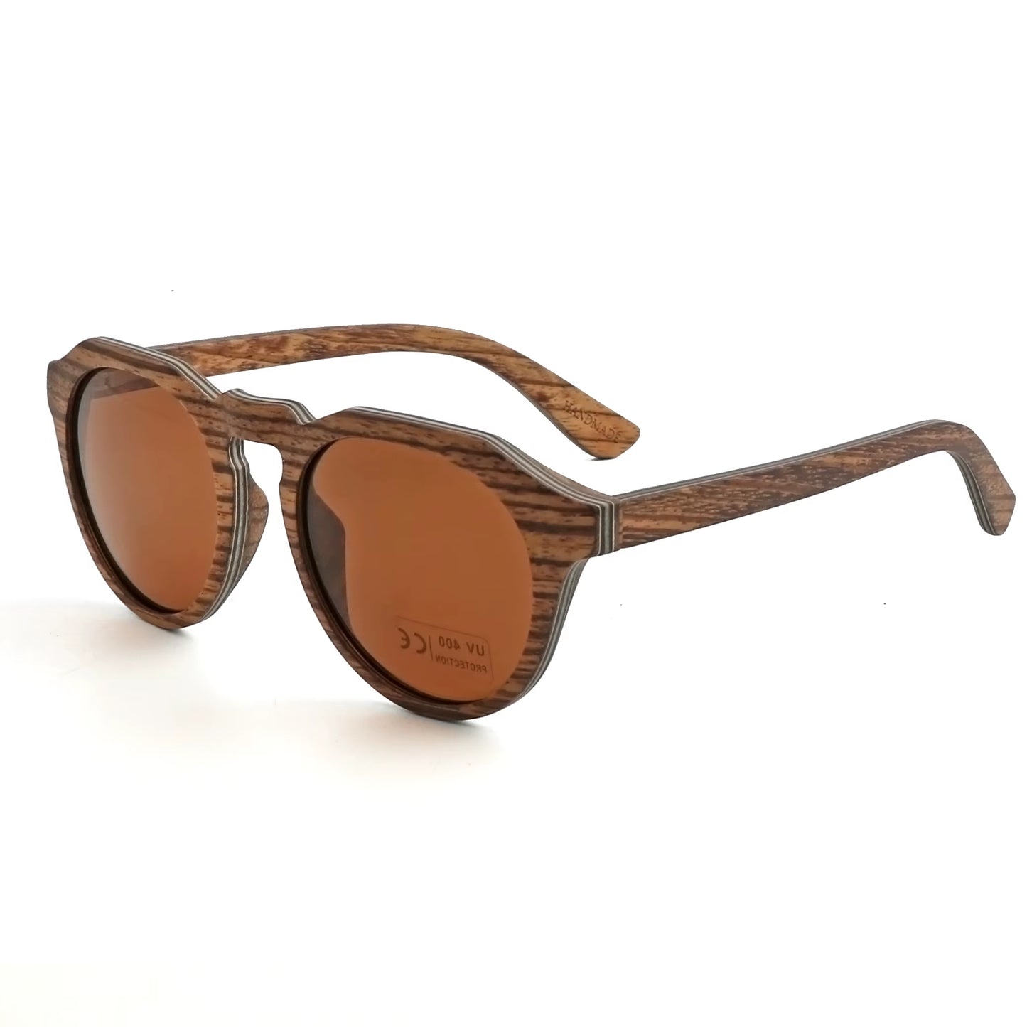 2020 New Laminated Bamboo Wood Sunglasses Wood Polarized Sunglasses Men'S Glasses Women'S Photo UV400 Protective Glasses