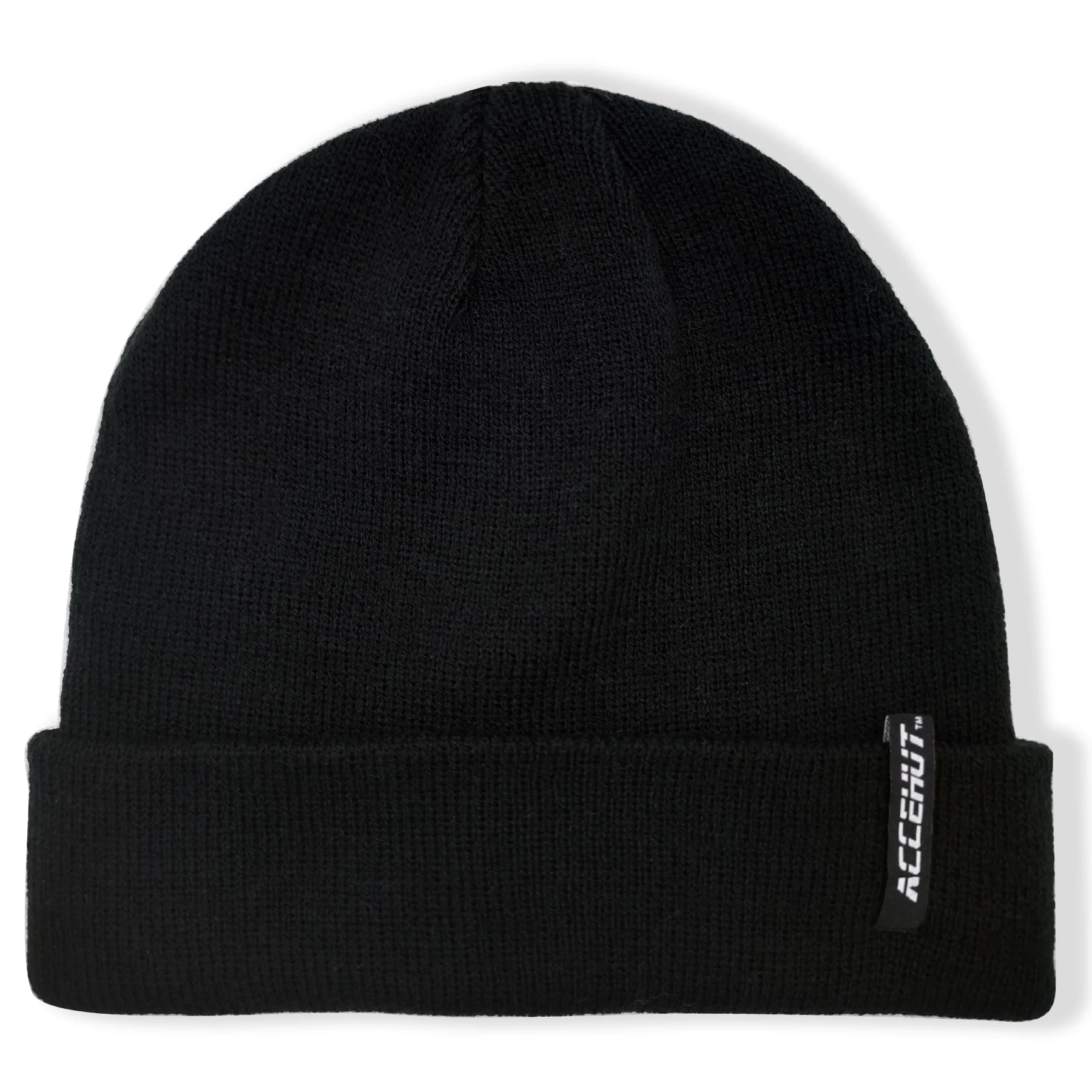 Knitted Beanie Hat for Women & Men - Warm, Stretchy Winter Cap in Black