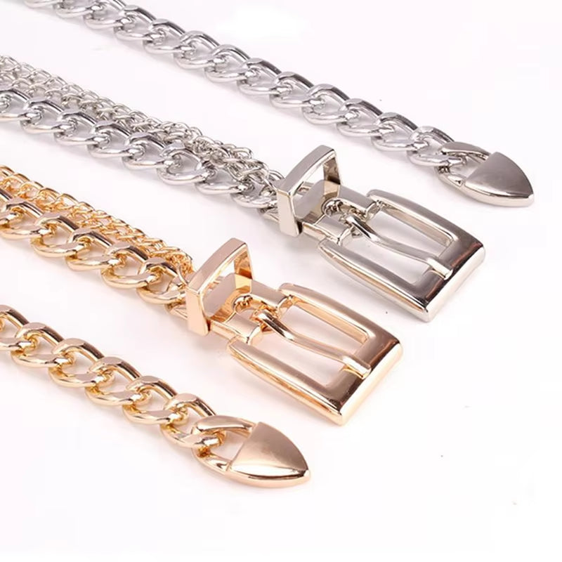 Multi Layer Metal Chain Belts Women Waistbands Long Tassel Waist Chain Dress Jeans Belts Lady Waistband Belts Women Body Chain