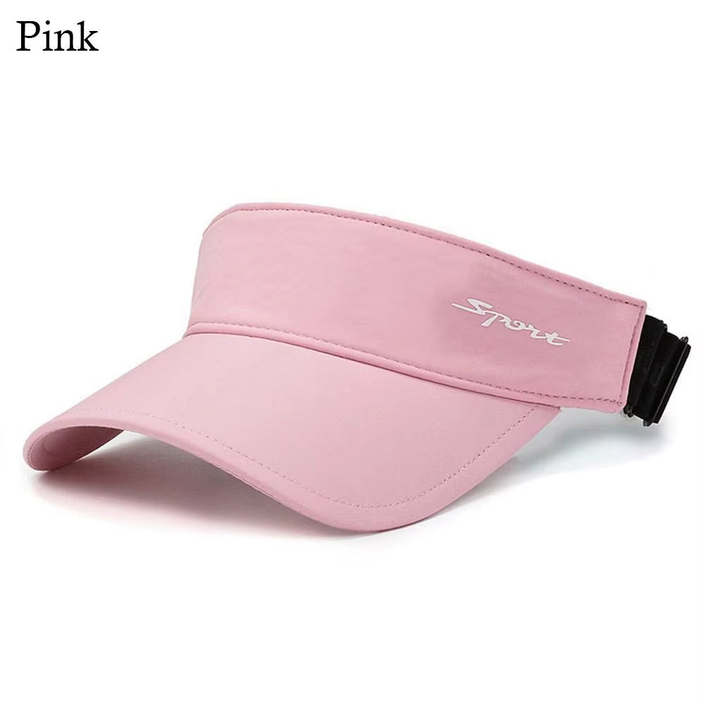 Summer Breathable Air Sun Hats Men Women Adjustable Visor UV Protection Top Empty Solid Sports Tennis Running Sunscreen Cap Hat