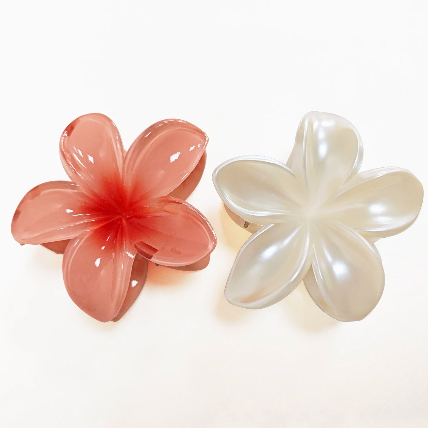 2/4PCS Fashion Women Flower Hair Clips Vacation Bohemia Egg Flower Hair Clips Barrettes Girls Large Hairpins Hair Accessories