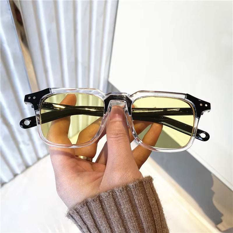 New Sunglasses Fashion Men and Women Jumping Di Hip Hop Couple Glasses Super Fire Retro Sunglasses