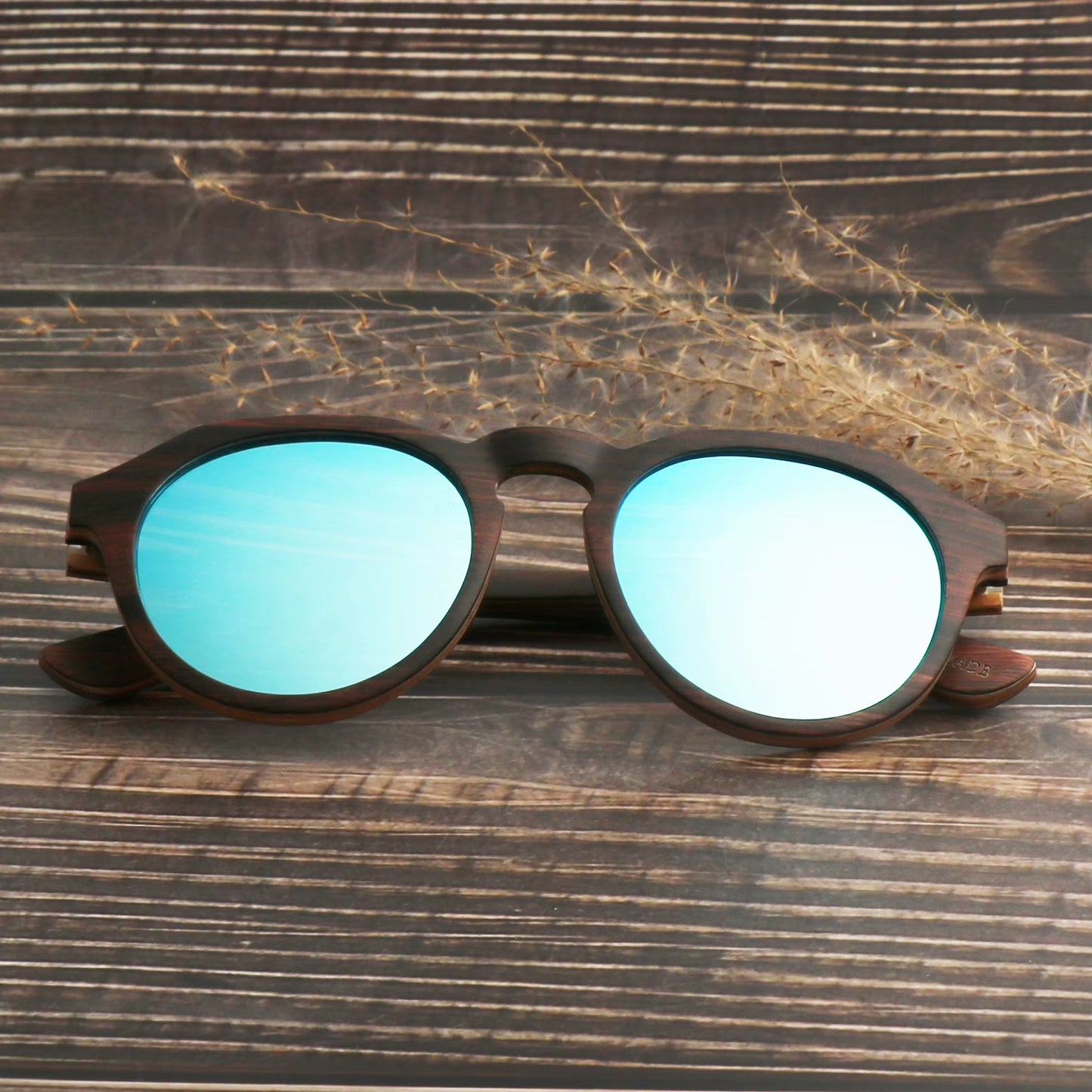 2020 New Laminated Bamboo Wood Sunglasses Wood Polarized Sunglasses Men'S Glasses Women'S Photo UV400 Protective Glasses