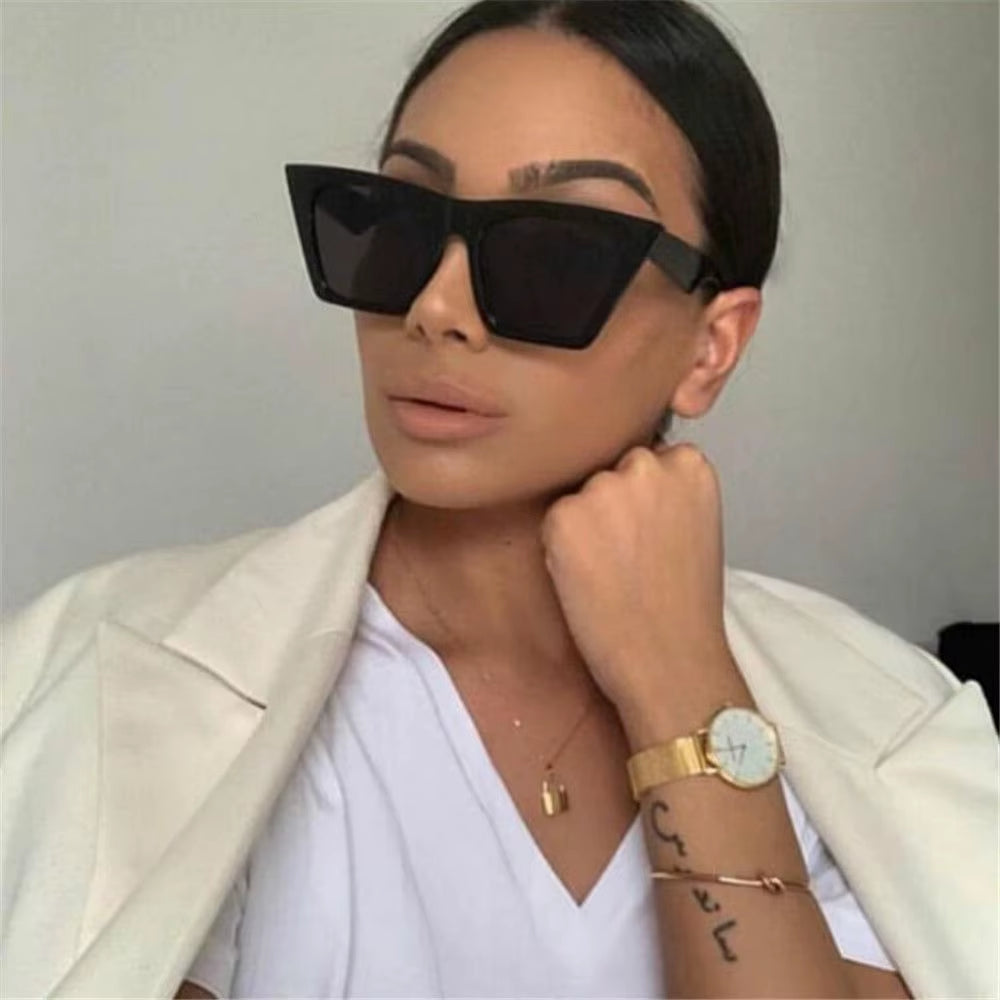 Fashion Square Sunglasses Women Designer Luxury Man/Women Cat Eye Sun Glasses Classic Vintage UV400 Outdoor Oculos De Sol